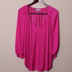 Jennifer Lopez Hot Pink Blouse